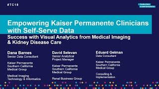 Empowering Kaiser Permanente. Visual analytics success from medical imaging & kidney disease care