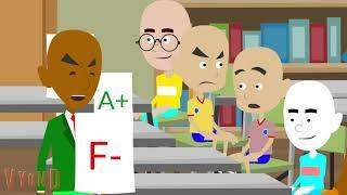 Classic Caillou Cheats On The TestGrounded