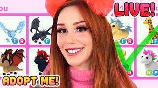 LIVE Adopt Me Pet Leveling + Other Cute Relaxing Games Roblox Stream