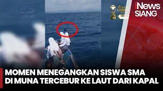 Seorang Siswa di Muna Sultra Tercebur ke Laut Hingga Terombang Ambing - iNews Siang 0410