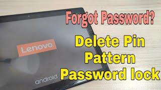 How to Hard Reset Lenovo Tab 4 10 TB-X304F. Remove pin pattern password lock.