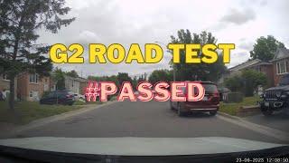 Real road Test  Driving Exam  G2 Test  Drive Test Centre Peterborough  Ontario