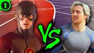 Duel de VITESSE FLASH vs QUICKSILVER Calculs Vitesse ⏩