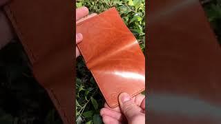 Exclusive wallet Tempesti and Miossuri leather #leather #leathercraft #diy #handmade #wallet