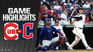 Cubs vs. Guardians Game Highlights 81224  MLB Highlights