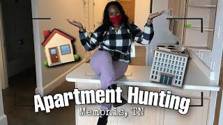 APARTMENT HUNTING in MemphisTN  Affordable Luxury Apartment Hunting Vlog  KaylaLMorrow