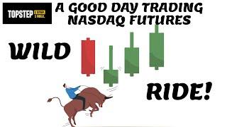 A Good Day Trading NASDAQ Futures - Topstep Combine
