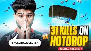 I Made a World Record  31 Kills on Hotdrop  BGMI Highlight