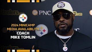 Coach Mike Tomlin Competition was at a high level on Day 1 of minicamp  Pittsburgh Steelers