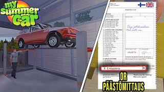 FAILED EMISSIONS - INSPECTION AND CHANGE FROM RALLY PARTS - My Summer Car Story #104  Radex