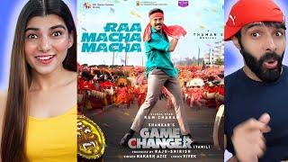 Raa Macha Macha - Lyrical  Game Changer  Ram Charan  Shankar  Thaman S  Nakash Aziz Reaction