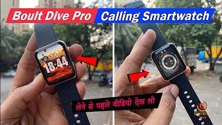 Calling Smartwatch @2499 Only ⌚Boult Dive Pro Unbox & Review  Best Smartwatch 2023  Boult Dive Pro