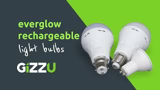 Gizzu Everglow Rechargeable Emergency LED Bulbs