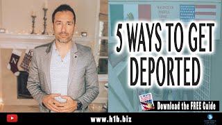 Reasons a US Immigrant can get deported  USA Immigration Lawyer 