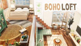 Boho Loft  The Sims 4 Apartment Renovation Speed Build