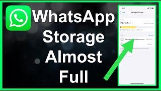 WhatsApp Storage Almost Full