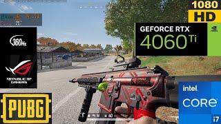 PUBG  RTX 4060 TI ELITE 8G  i7 12700K  Medium Graphics GamePlay Highlights