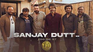 #SanjayDutt sir joins #LEO set  Thalapathy Vijay  Lokesh Kanagaraj  LEO