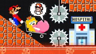 What Happens When Mario Takes Peach PREGNANT to the Hospital in Maze Mayhem  Game Animation