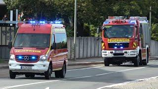 FEUER IM WERK Werkfeuerwehr DORMAKABA & FF Ennepetal auf Einsatzfahrt