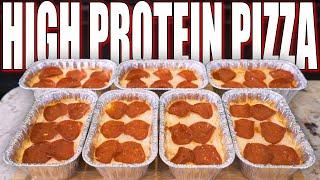 BODYBUILDING DEEP DISH PIZZAS FOR THE WHOLE WEEK  High Protein Low Carb Anabolic Meal Prep Recipe