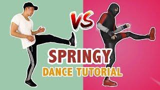 Springy Emote Dance Tutorial  Fortnite Dance