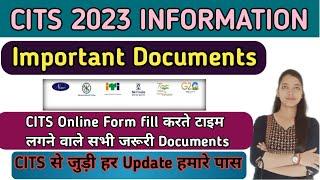 CITS Online Form 2023  CITS Online form Information  Important Documents CITS Entrance Exam 2023 