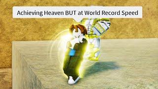 Speedrunning The World Over Heaven in Your Bizarre Adventure