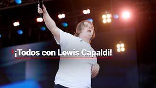 Lewis Capaldi sufre crisis durante presentación en Glastonbury y sus fans se unen sus voces