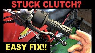 Diagnosing a Stuck Motorcycle Clutch  Honda xl600r