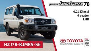 Toyota Land Cruiser Hardtop 78 - 4.2 Diesel - 6 seater - LHD