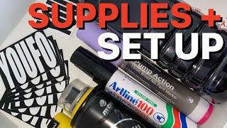 Graffiti Supplies And Set Up Paint Markers & More