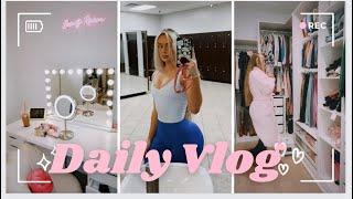 GYM GIRL VLOG DAY IN MY LIFEMy fave beauty products GRWM MICD UP LEG DAY tacobell haul