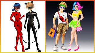 Miraculous Ladybug And Cat Noir Glow Up Into Rich Kid fashion wow