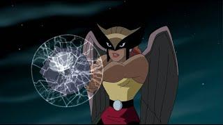 Hawkgirl DCAU Powers and Fight Scenes - Justice League Season 2