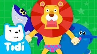 Lion in Underwear   Animal Songs  Sing Along with Tidi Songs for ChildrenTidiKids