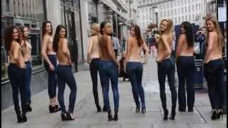 10 Models Hit the Streets Of London To Demonstrate Ultimate Strapless And Backless Bra