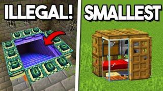 10 Illegal Houses You can Build in Minecraft