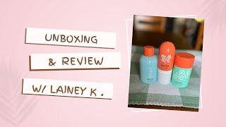 * unbox & review skincare w Lain *