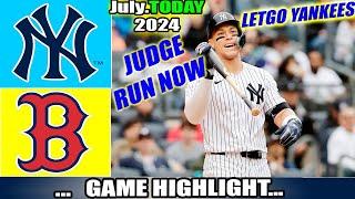 New York Yankees Vs. Boston Red Sox TODAY SERIES GAME Highlights  MLB Season 2024