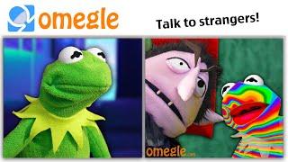 Kermit the Frog Meets The Count on Omegle Ft Rainbow Kermit