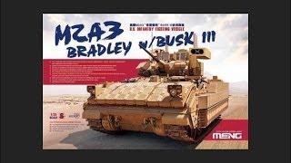 Meng 135 M2A3 Bradley wBusk III Scale Model Review