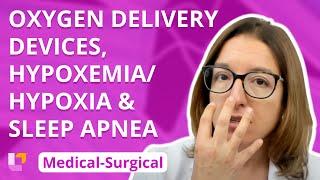 Oxygen Delivery Devices HypoxemiaHypoxia Sleep Apnea -  Med-Surg  - Respiratory  @LevelUpRN