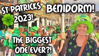 Benidorm - St Patricks day 2023 - Is this the busiest its ever been?