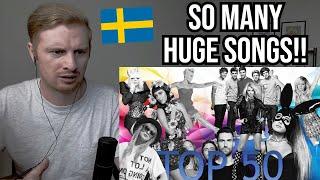 Reaction To Top 50 Songs Written by Swedish Songwriters & Producers