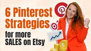 6 Pinterest Strategies for more SALES on Etsy  Etsy Sales Tips