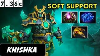 Khiskha Earth Spirit Soft Support - Dota 2 Patch 7.36c Pro Pub Gameplay