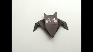 Kağıttan Yarasa Nasıl Yapılıristek video Origami Zamanı How to Make a Paper Bat