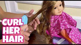 How to Curl Your American Girl Dolls Hair