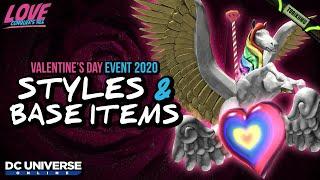 DCUO Valentines Day Event 2020 Styles & Base Items